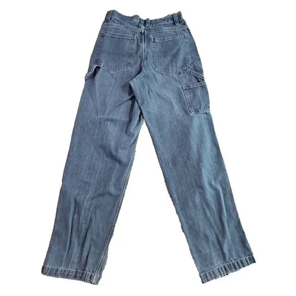 Route 66 Jeans Men's Size 32x34 Light Wash Denim Carpenter Boot Cut 100% Cotton - Picture 3 of 16
